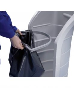 Hailo 0912-060 ProfiLine WSB Design XXXL Afvalscheider 120L Grijs - Afbeelding 3