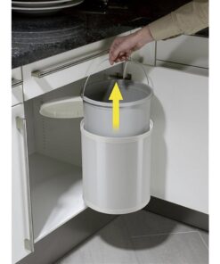 Hailo 3555-001 Compact-Box M Prullenbak 15L Wit - Afbeelding 3