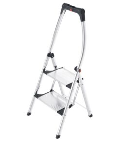Hailo 4302-301 K100 TopLine Trap 2 Treden Zilver/Zwart