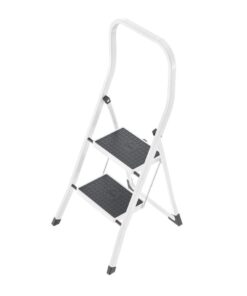 Hailo 4352-001 Huishoudtrap 2 Treden Wit/Zwart