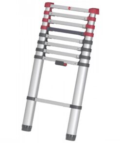 Hailo T80 Aluminium Telescoopladder 11 Treden + Stabilisatiebalk 103-322 cm