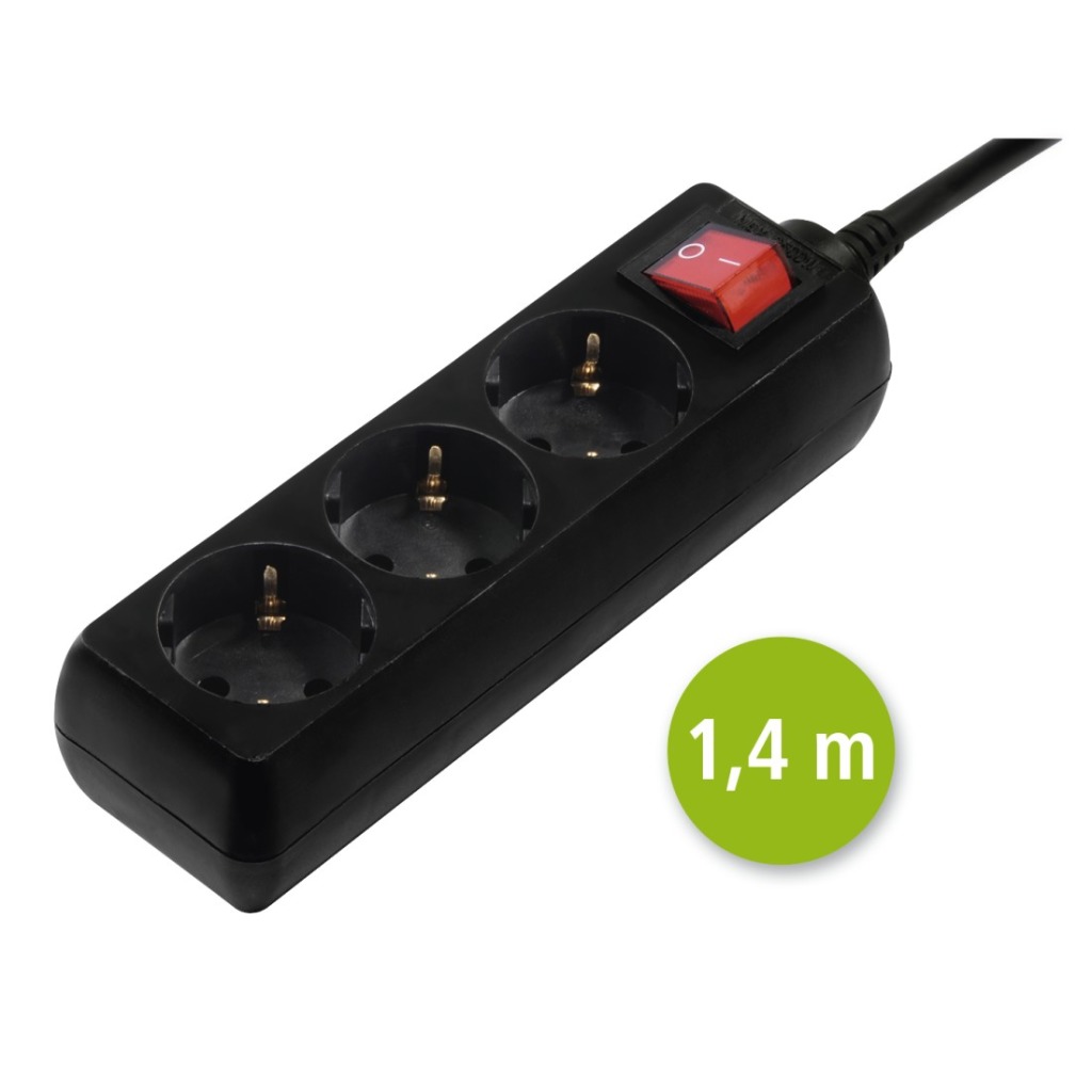 Hama 3-Wegs Distributie Met Switch Zwar. - Afbeelding 2