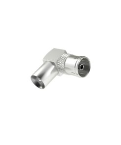Hama Antennekabel-adapter Coax-stekker - Coax-koppeling 90&deg;