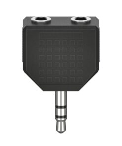 Hama Audioadapter 3,5-mm-jack-st. - 2 X 3,5-mm-jack-kop. Stereo