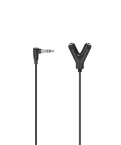 Hama Audioadapter 3,5-mm-jack-stekker - 2 X 3,5-mm-jack-kop. Stereo