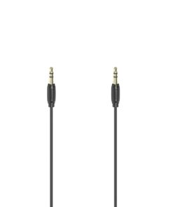 Hama Audiokabel 3,5-mm-jack-st. - St. Stereo Verguld Ultradun 0,5 M