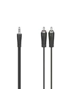 Hama Audiokabel 3,5-mm-jack-stekker - 2 Cinch-stekker Stereo 0,75 M