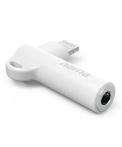 Alternative view of Hama Aux-Adapter 90° Hoekstekker Lightning Wit
