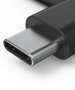Hama Aux-Adapter USB C&ndash;3.5 mm Jack Aansluiting 90&deg; Hoekstekker Zwart