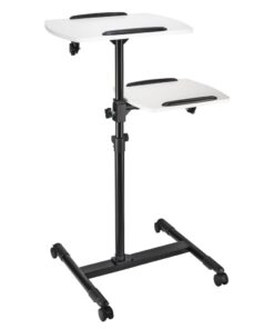 Hama Beamertafel Met 2 Niveaus (42x50/40x35 Cm) In Hoogte Verst. Met Wielen