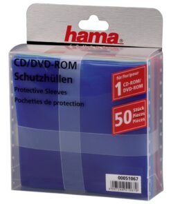Hama CD/DVD Paper Sleeves 50-pack Multicolor