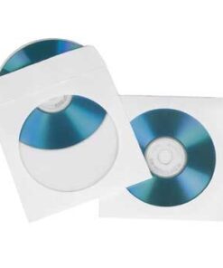 Hama CD/DVD Papieren Hoesjes 100 Stuks Wit