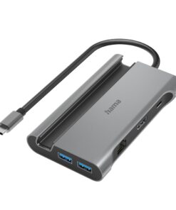 Hama Connect2Mobile USB C Hub Multiport 7 Poorten Antraciet