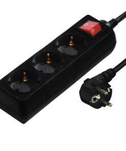 Hama Distribution Panel 3 Sockets With Switch 3 M Black - Afbeelding 3