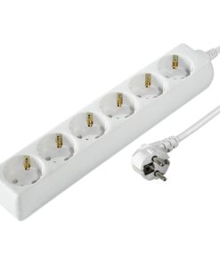 Hama Distribution Panel 6 Sockets Child-proof 1.4 M White - Afbeelding 3
