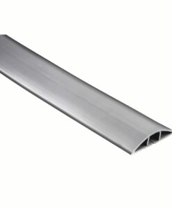 Hama Flexibele Kabelgoot Zelfklevend Halfrond 180x6x1 cm PVC/Grijs