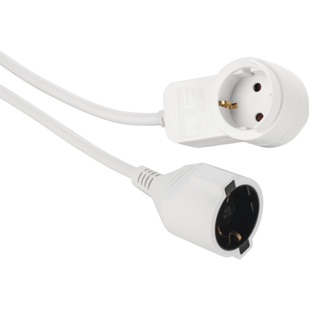 Hama Geaarde Verlengkabel Powerplug Extra Stopcontact 3