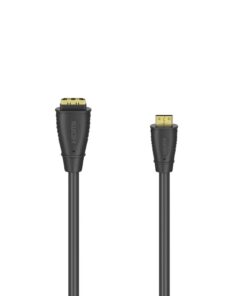 Hama HDMI&trade;-kabeladapter Type C (mini) Stekker - Type A Koppeling Verguld