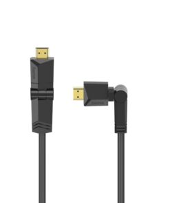 Hama High-speed HDMI&trade;-kabel St. - St. Rotatie Verguld Ethernet 1