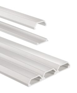 Hama Kabelgoot Zelfklevend Hoekig 100x2.1x1 cm PVC/Wit 3 Stuks