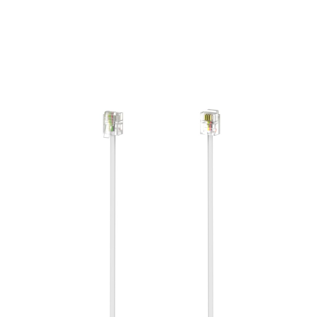 Hama Modulaire Kabel Stekker 6p4c - Stekker 6p4c 10 M Wit