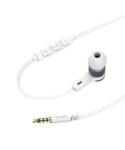 Alternative view of Hama Oordopjes Intense In-ear Microfoon Platte Kabel Wit