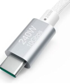 Hama Oplaadkabel USB C - USB C Full-Featured USB 3.2 GEN2 10Gbit/s 150 cm Wit/Aluminium