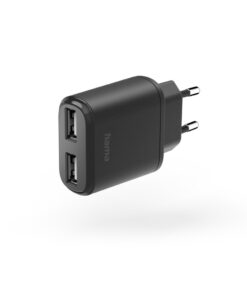 Hama Oplader Met 2x USB-A-aansluiting 12 W Zwart