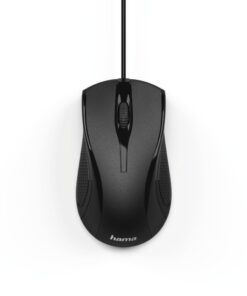 Hama Optische Muis Met 3 Knoppen MC-200 Met Kabel Zwart - Afbeelding 2