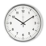 Hama Radiogestuurde Wandklok Shiny Ø 35cm Aluminium