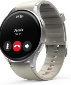 Hama Smartwatch 8900 GPS AMOLED 1.32 Zilver/Beige - Afbeelding 3