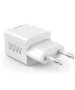 Hama Snellader 1x USB-C PD 1x USB-A QC Mini-oplader 30 W Wit - Afbeelding 3