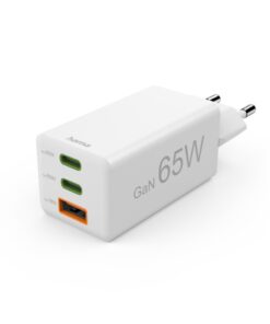Hama Snellader 2x USB-C PD 1x USB-A QC Mini-oplader 65W Wit