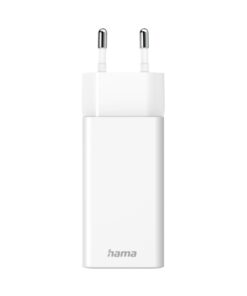 Alternative view of Hama Snellader GaN 1x USB-C PD 1x USB-A QC Mini-oplader 65 W Wit
