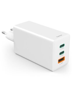 Alternative view of Hama Snellader GaN 2x USB C PD 1x USB A QC 100W Wit