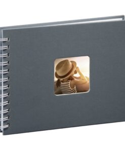 Hama Spiraalalbum Fine Art 24 X 17 Cm 50 Witte Pagina's Grijs - Afbeelding 3