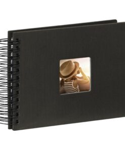 Hama Spiraalalbum Fine Art 24 X 17 Cm 50 Zwarte Pagina's Zwart - Afbeelding 3