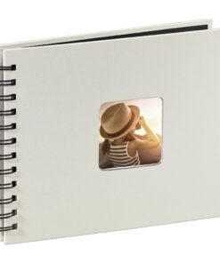 Hama Spiraalalbum Fine Art 24 X 17cm 50 Zwarte Pagina's Krijt - Afbeelding 3