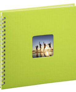 Hama Spiraalalbum Fine Art 28 X 24 Cm 50 Witte Pagina's Kiwi - Afbeelding 3