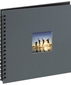 Hama Spiraalalbum Fine Art 28 X 24 Cm 50 Zwart Pagina's Grijs - Afbeelding 3