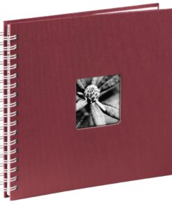 Hama Spiraalalbum Fine Art 28x24 Cm 50 Witte Pagina's Bordeaux