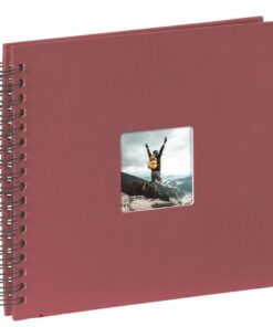 Hama Spiraalalbum Fine Art 28x24 cm 50 Zwarte Pagina's Rood - Afbeelding 3