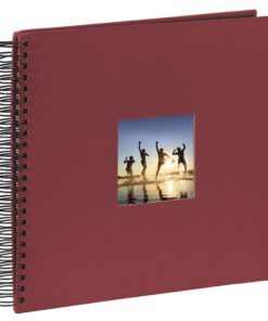 Hama Spiraalalbum Fine Art 36 X 32 Cm 50 Zwarte Pagina's Bordeaux - Afbeelding 3