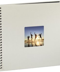 Hama Spiraalalbum Fine Art 36 X 32 Cm 50 Zwarte Pagina's Krijt - Afbeelding 3