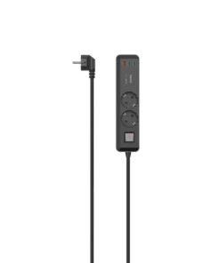Hama Stekkerdoos 2-voudig USB-C/A 65W PD Schakelaar 1