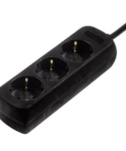 Hama Stekkerdoos 3-voudig Zwart Per 10 Stuks