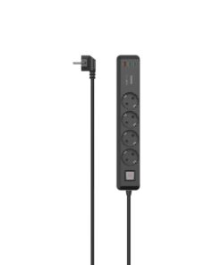 Hama Stekkerdoos 4-voudig USB-C/A 65W PD Schakelaar 1