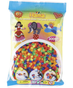Hama Strijkkralen 3000 Stuks Neon