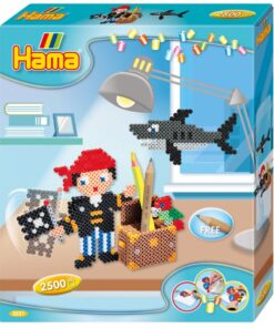 Alternative view of Hama Strijkkralen 3D Set Piraten 2500 Stuks