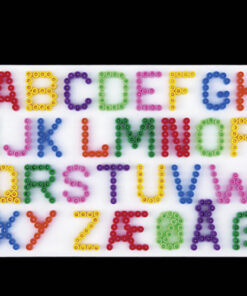 Hama Strijkkralen Grondplaat Letters Wit